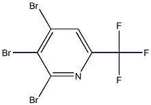 2,3,4-Tribromo-6-(trifluoromethyl)pyridine 구조식 이미지