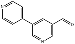 5-(pyridin-4-yl)pyridine-3-carbaldehyde Structure
