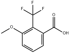 3-Methoxy-2-(trifluoroMethyl)benzoic acid 구조식 이미지