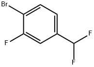 1-Bromo-4-(difluoromethyl)-2-fluorobenzene Structure