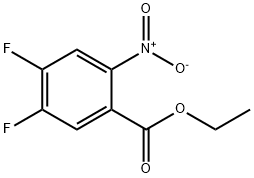 Ethyl 4,5-Difluoro-2-nitrobenzoate 구조식 이미지