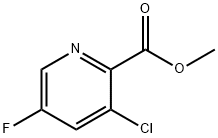 Methyl 3-chloro-5-fluoropyridine-2-carboxylate Structure