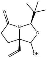 3-(1,1-diMethylethyl)-7a-ethenyltetrahydro-1-hydroxy-(3R,7aR)-3H,5H-Pyrrolo[1,2-c]oxazol-5-one Structure