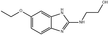 2-(5-ETHOXY-1H-BENZOIMIDAZOL-2-YLAMINO)-에탄올 구조식 이미지