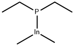 (diethylphosphino)dimethylindium  Structure