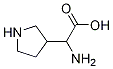 2-aMino-2-(pyrrolidin-3-yl)acetic acid Structure