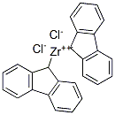 Bis-(fluorenyl)-zirconium dichloride Structure