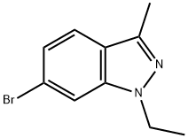 1H-인다졸,6-broMo-1-에틸-3-메틸- 구조식 이미지
