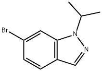 1H-인다졸,6-브로모-1-(1-메틸에틸)- 구조식 이미지