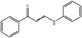 3-Anilino-1-phenyl-2-propen-1-one Structure