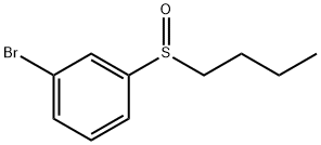 (3-Bromophenyl) n-butylsulfoxide Structure