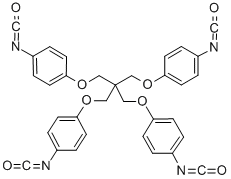 TETRAKIS-(4-ISOCYANATOPHENOXYMETHYL)-METHANE Structure