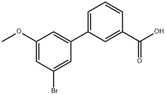 3-BroMo-5-메톡시비페닐-3-카르복실산 구조식 이미지
