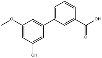 3-Hydroxy-5-Methoxybiphenyl-3-carboxylic acid Structure