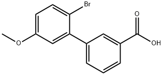 2-BroMo-5-Methoxybiphenyl-3-carboxylic acid Structure