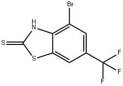 4-브로모-6-(트리플루오로메틸)벤조[d]티아졸-2-티올 구조식 이미지
