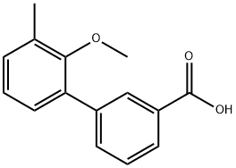 3-(2-Methoxy-3-Methylphenyl)benzoic acid Structure