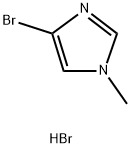 4-Bromo-1-methyl-1H-imidazole, HBr Structure