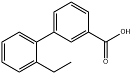 2-Ethylbiphenyl-3-carboxylic acid Structure