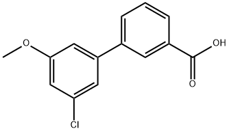 3-Chloro-5-Methoxybiphenyl-3-carboxylic acid Structure