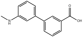 3-(메틸라미노)비페닐-3-카르복실산 구조식 이미지
