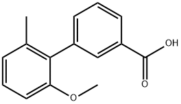 2-Methoxy-6-Methylbiphenyl-3-carboxylic acid Structure