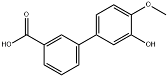 3-Hydroxy-4-Methoxybiphenyl-3-carboxylic acid Structure