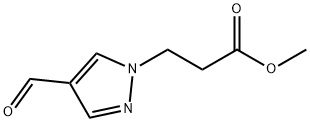 methyl 3-(4-formyl-1H-pyrazol-1-yl)propanoate(SALTDATA: FREE) Structure