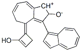 1-[3-(azulen-1-yl)-2-oxido-4-oxocyclobut-2-en-1-ylidene]-1,-dihydroazulenylium Structure