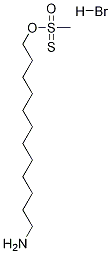 12-Aminododecyl Methanethiosulfonate Hydrobromide
(Discontinued, See: A608814) Structure