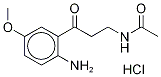 N–아세틸-5-메톡시키누레나민,염산염 구조식 이미지