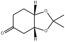 1,3-Benzodioxol-5(4H)-one, tetrahydro-2,2-dimethyl-, (3aR,7aS)- Structure