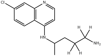 N,N-Dideethylchloroquine-d4 Structure