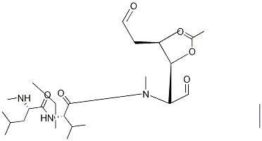 6-[(3R,4R)-3-(Acetyloxy)-N,4-dimethyl-6-oxo-L-norleucine] Cyclosporin A Structure