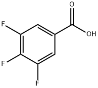 3,4,5-트리플루오로벤조산 구조식 이미지