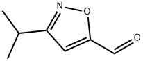 5-Isoxazolecarboxaldehyde, 3-(1-methylethyl)- (9CI) Structure