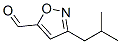 5-Isoxazolecarboxaldehyde, 3-(2-methylpropyl)- (9CI) Structure