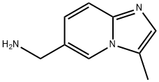 이미다조[1,2-a]피리딘-6-메탄아민,3-메틸- 구조식 이미지