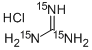 GUANIDINE-15N3 HYDROCHLORIDE Structure