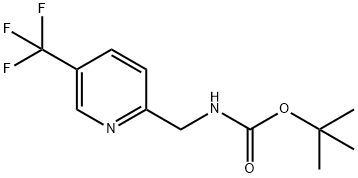 2-(N-Boc-aminomethyl)-5-(trifluoromethyl)pyridine Structure
