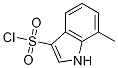 1H-Indole-3-sulfonyl chloride, 7-Methyl- Structure