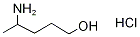 4-Amino-1-pentanol-d4 Hydrochloride Salt Structure