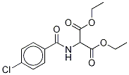 (4-Chlorobenzoylamino)malonic Acid-d4 Diethyl Ester Structure
