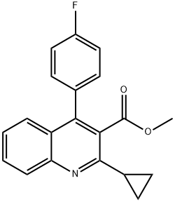 121659-86-7 Methyl 4-(4'-fluorophenyl)-2-(cyclopropyl)-3-quinolinecarboxylate