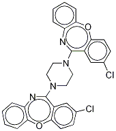 N-2-Chlorobenz-[b,f][1,4]oxazepine-11-yl Amoxapine Structure