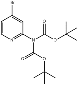N,N-DiBoc-2-amino-4-bromopyridine Structure