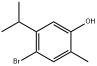 4-브로모-5-이소프로필-2-메틸벤젠놀 구조식 이미지