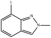 7-iodo-2-Methyl-2H-indazole Structure