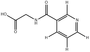 Nicotinuric Acid-d4 Structure