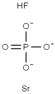 pentastrontium fluoride triphosphate Structure